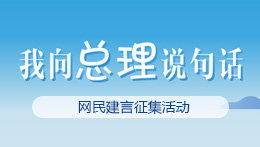 我向总理说句话